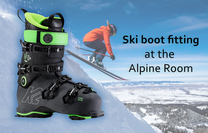 Ski Boot Fitting at the Alpine Room