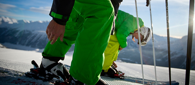 Ski and board service at the Alpine Room